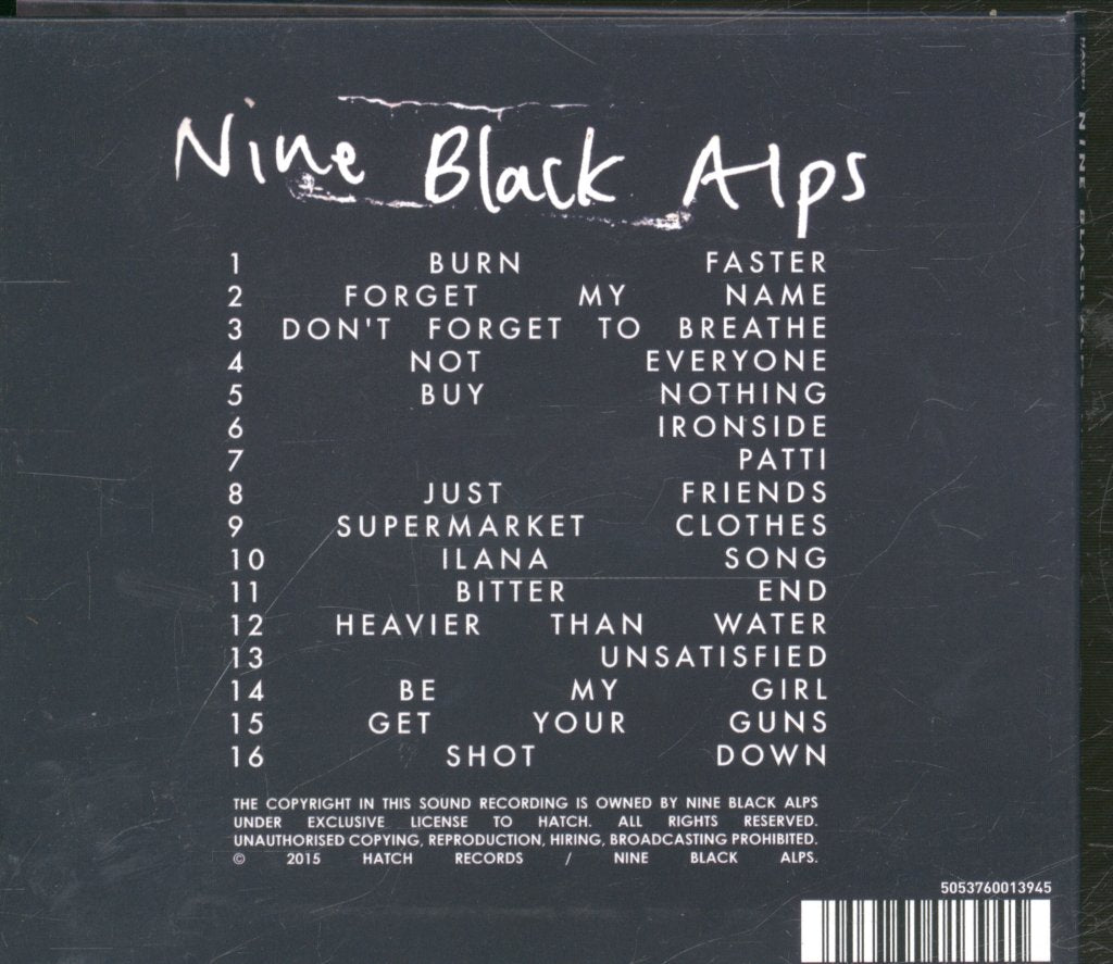 Nine Black Alps - Live From The Wishing Well - Cd