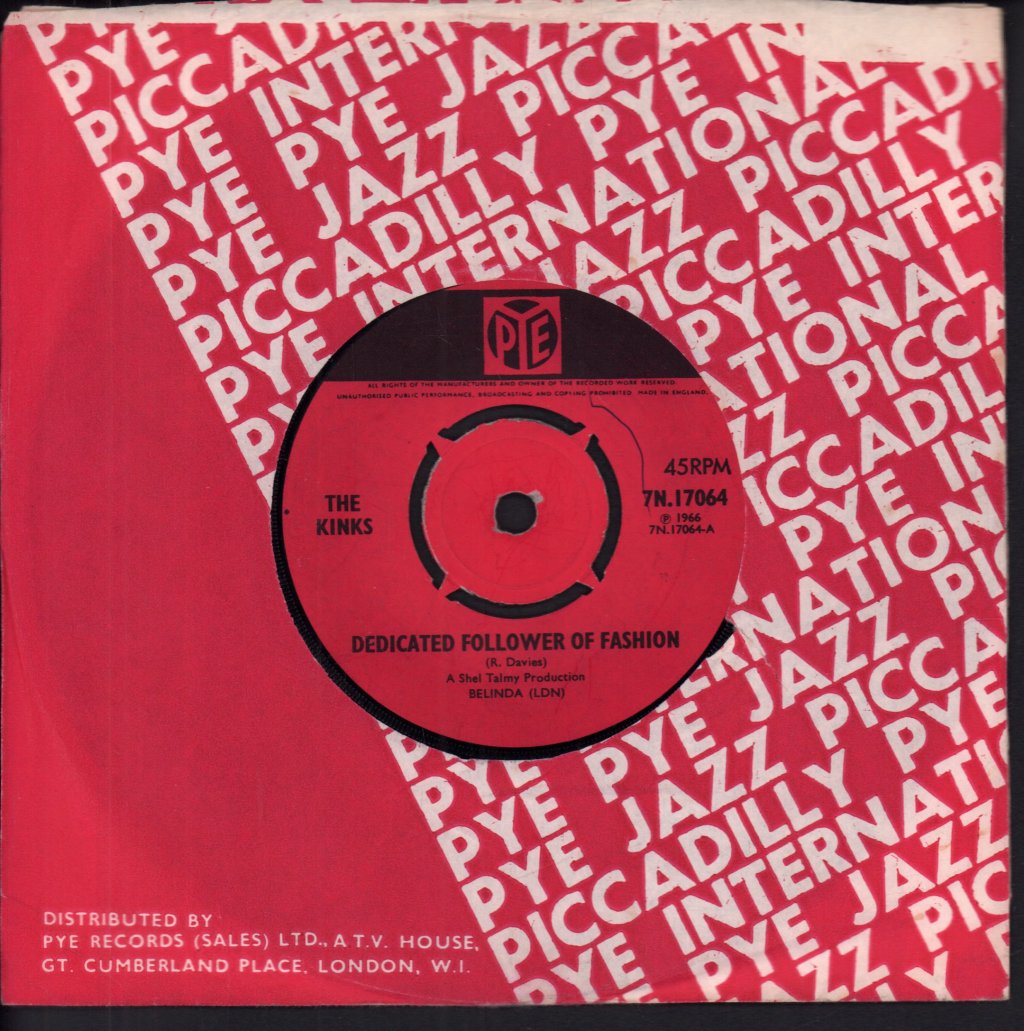 Kinks - Dedicated Follower Of Fashion - 7 Inch