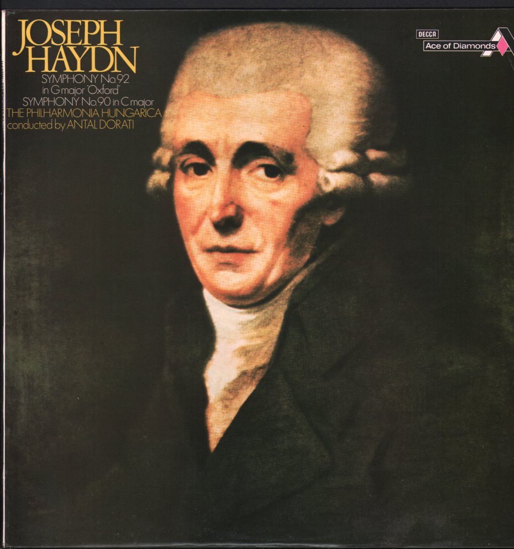 Antal Dorati / Philharmonia Hungarica - Joseph Haydn - Haydn Symphonies No 92 And No. 90 - Lp