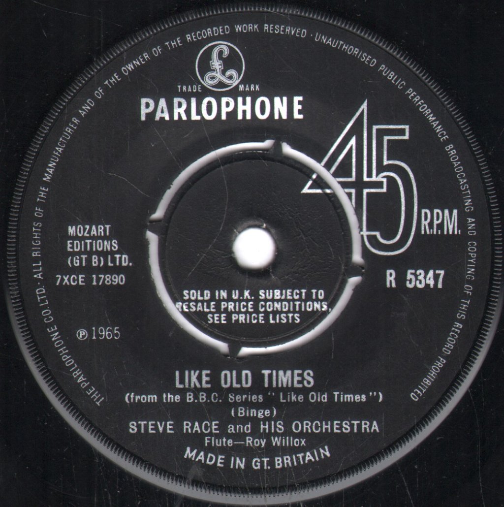 Steve Race - Like Old Times - 7 Inch