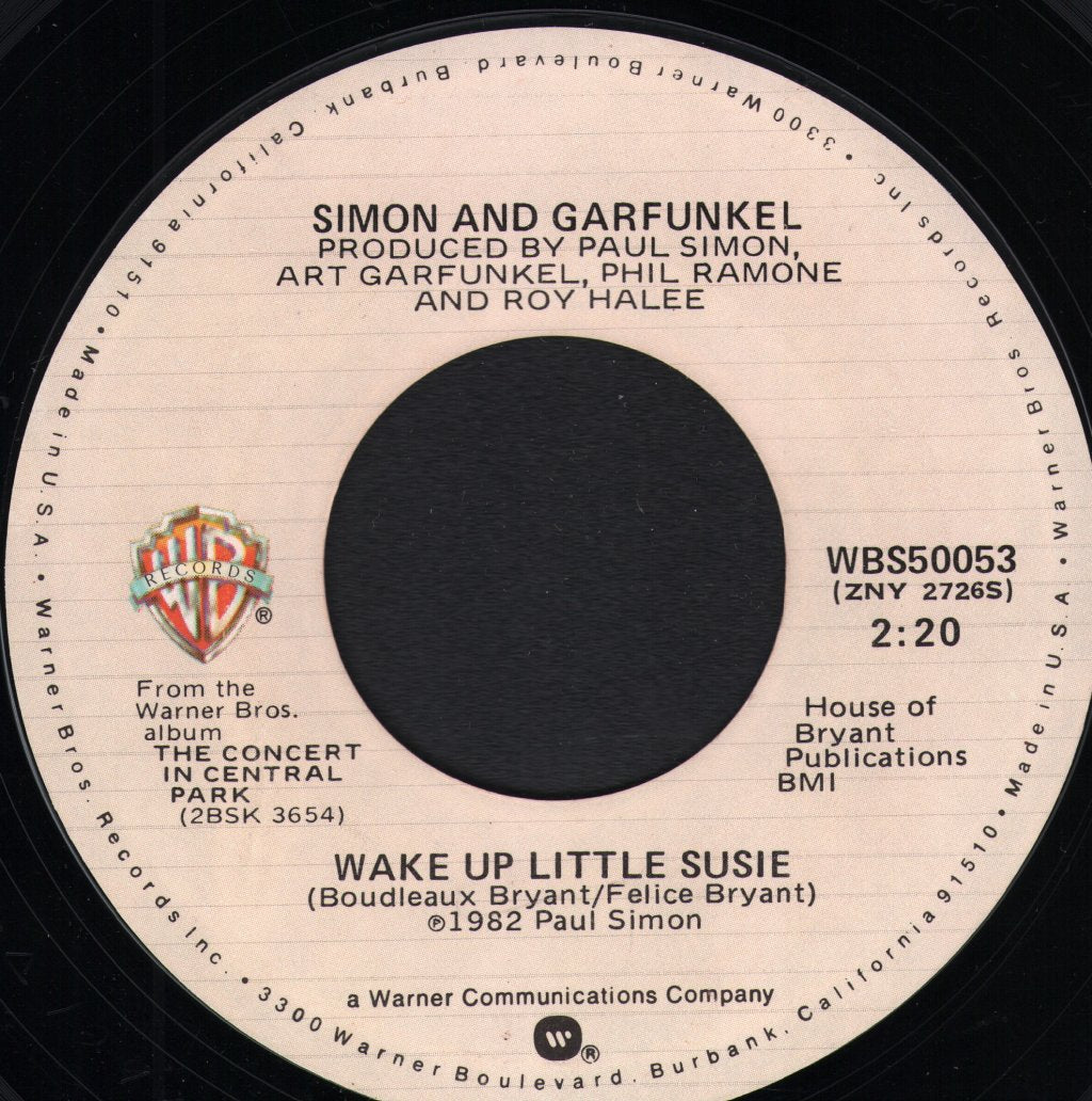 Simon & Garfunkel - Wake Up Little Susie - 7 Inch
