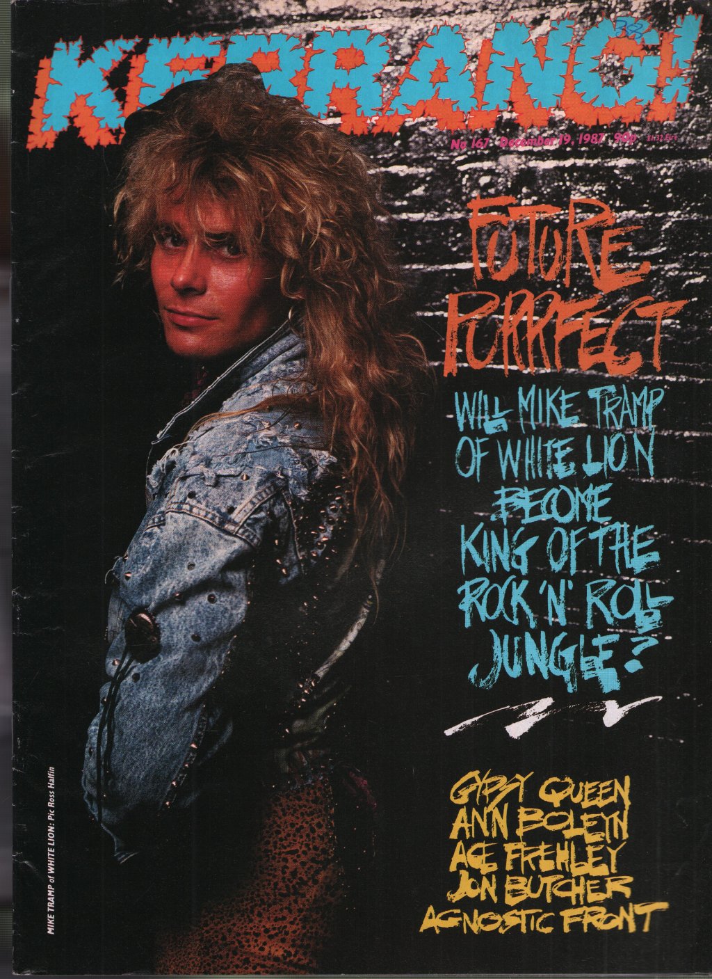 Mike Tramp - Kerrang 167 - Magazine