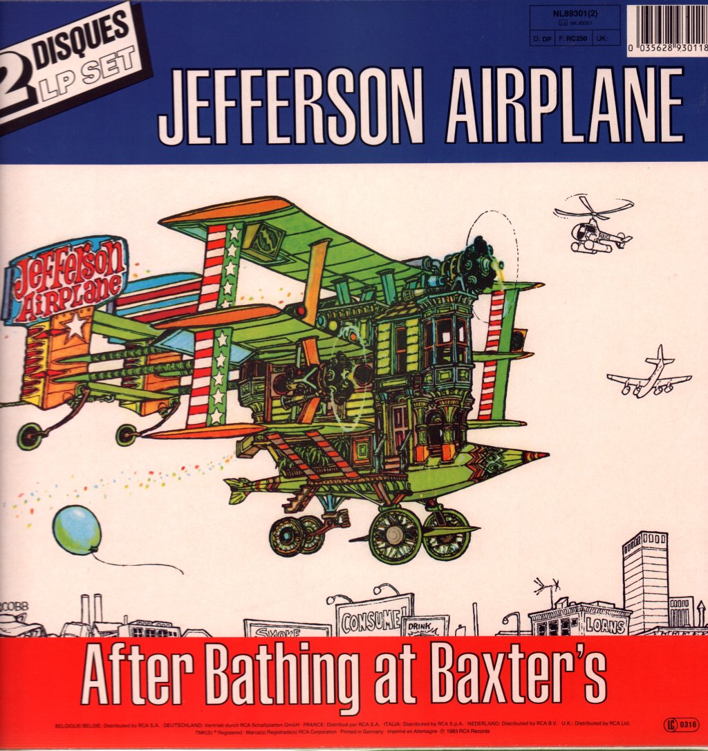 Jefferson Airplane - Surrealistic Pillow / After Bathing At Baxter's - Double Lp