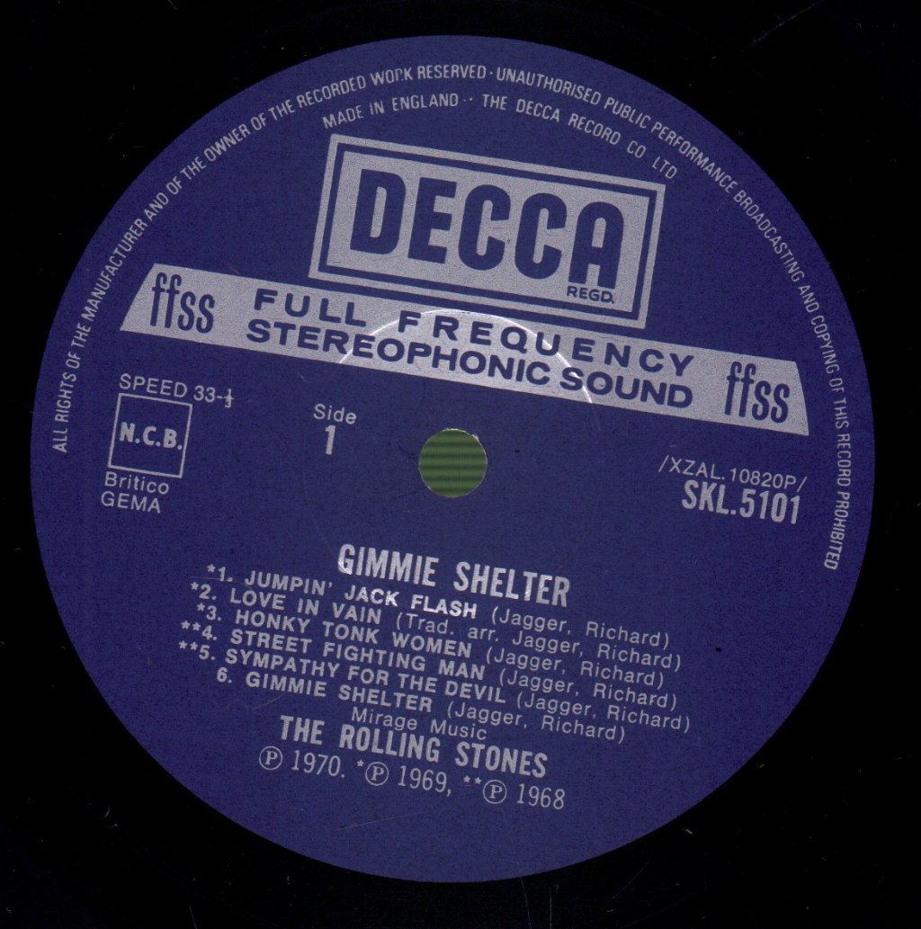 Rolling Stones - Gimme Shelter - Lp