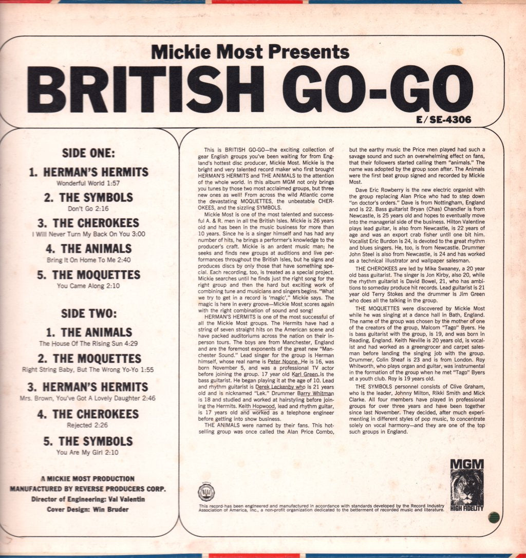 Various Artists - Mickie Most Presents British Go-Go - Lp