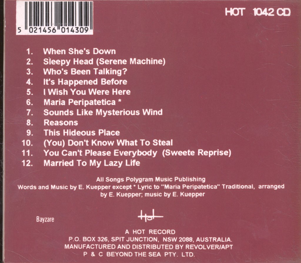 Ed Kuepper - Serene Machine - Cd