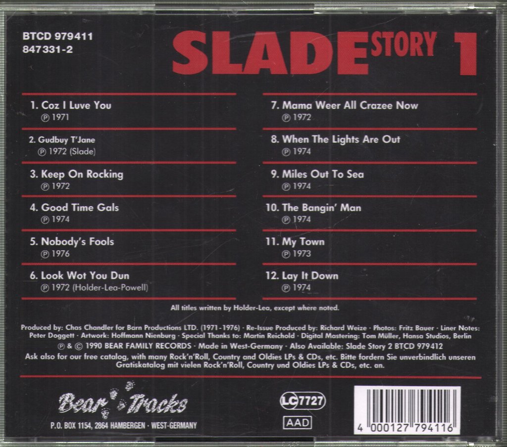 Slade - Story Of Slade Vol. 1 - Cd