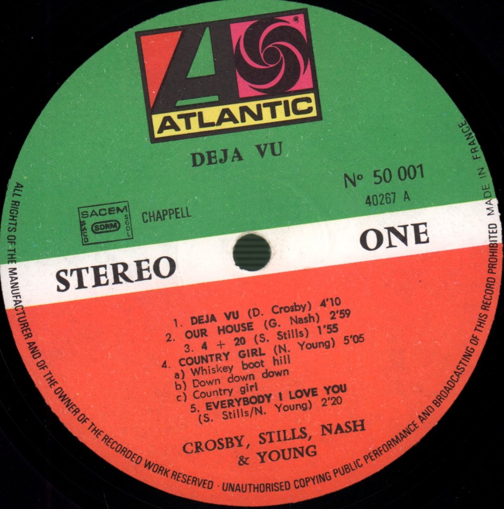 Crosby, Stills, Nash & Young - Deja Vu - Lp