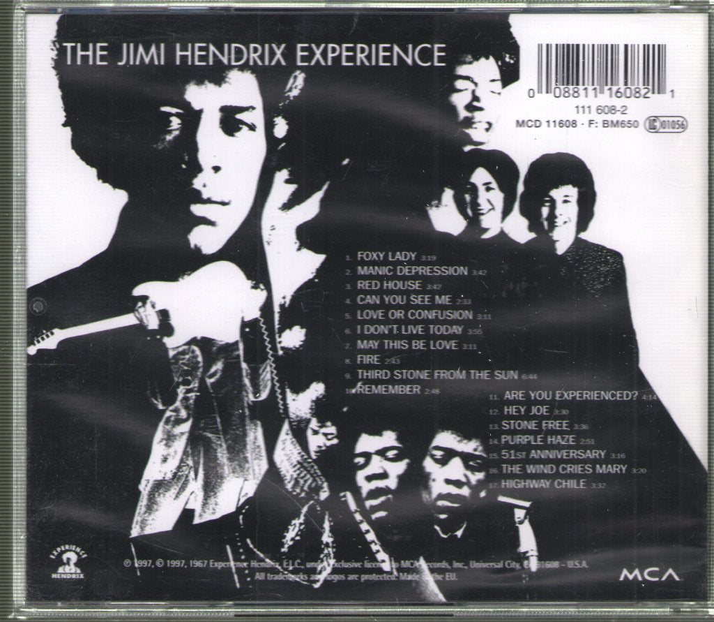 Jimi Hendrix Experience - Are You Experienced - Cd