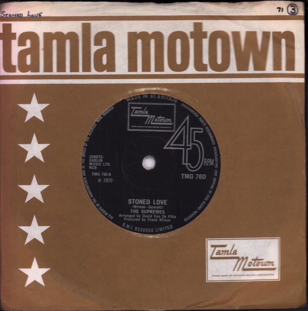 Supremes - Stoned Love - 7 Inch