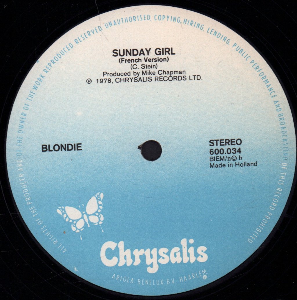 Blondie - Sunday Girl - 12 Inch