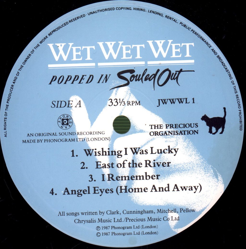 Wet Wet Wet - Popped In Souled Out - Lp