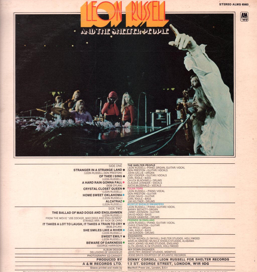 Leon Russell - And The Shelter People - Lp