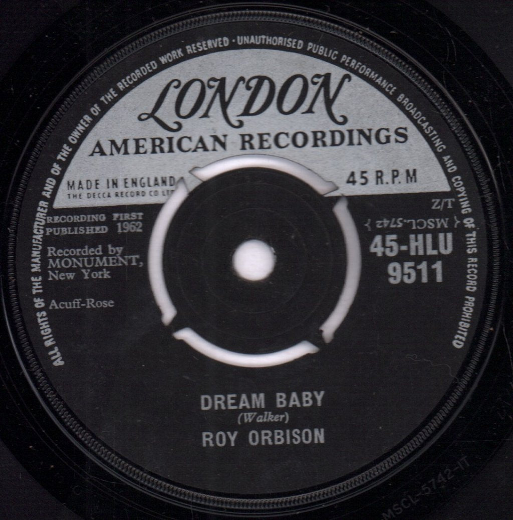 Roy Orbison - Dream Baby - 7 Inch