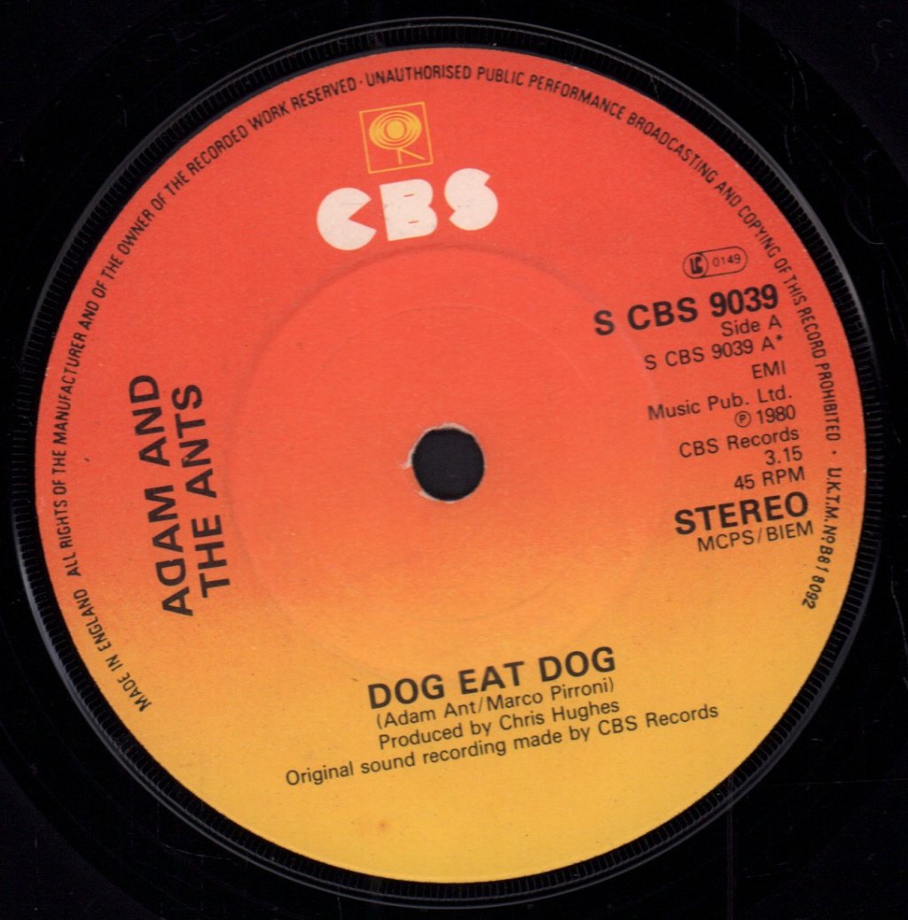 Adam And The Ants - Dog Eat Dog - 7 Inch