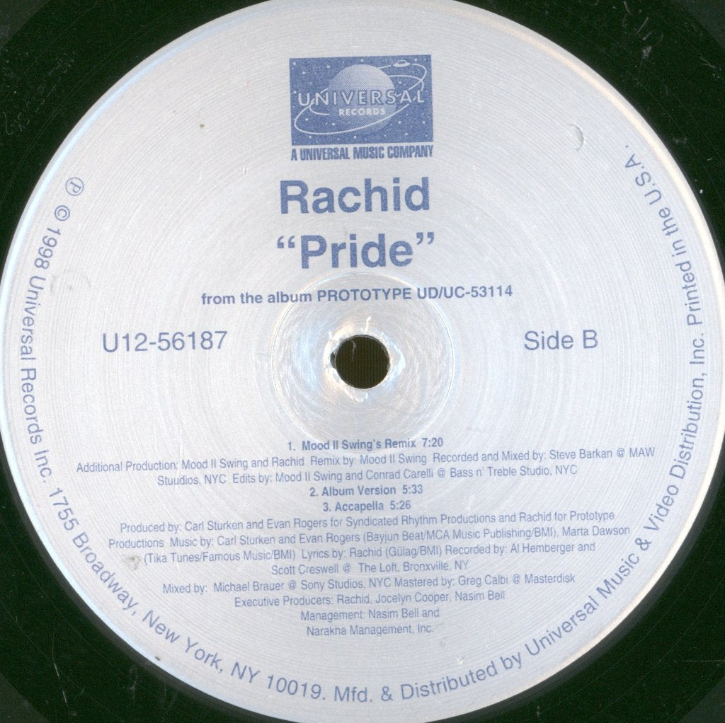 Rachid - Pride - 12 Inch