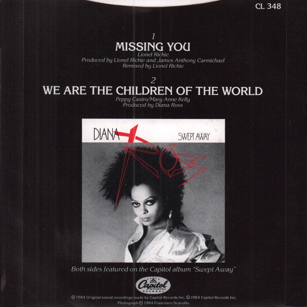 Diana Ross - Missing You - 7 Inch