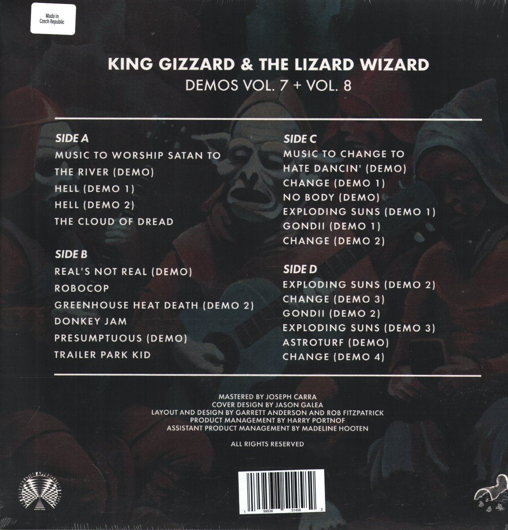 King Gizzard And The Lizard Wizard - Demos Vol. 7 + Vol. 8 - Double Lp