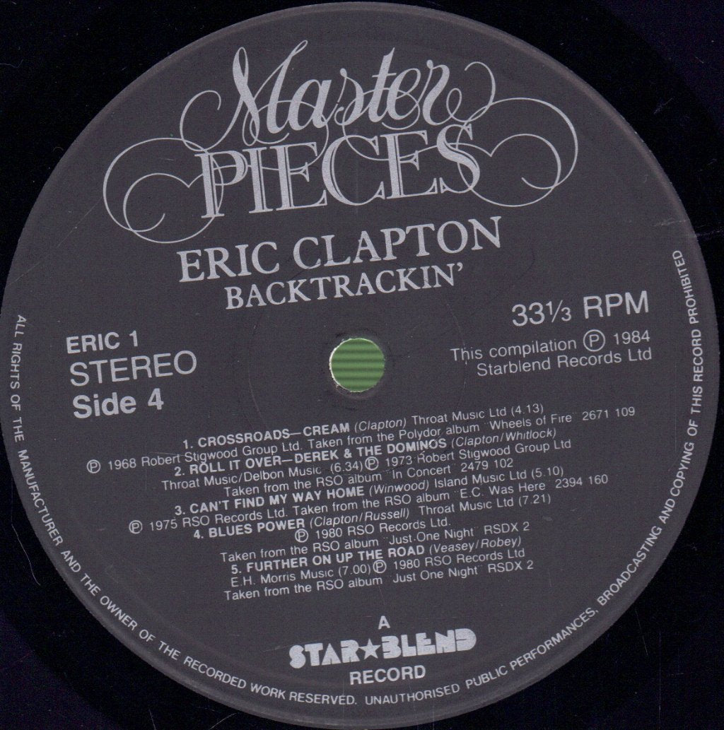 Eric Clapton - Backtrackin' - Double Lp