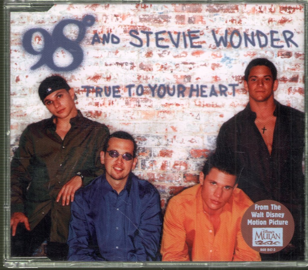 98 Degrees And Stevie Wonder - True To Your Heart - Cd