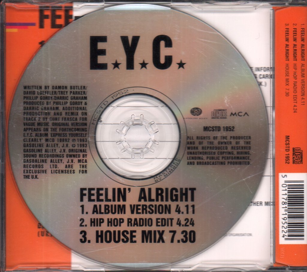 Eyc - Feelin' Alright - Cd