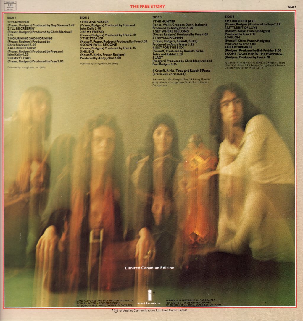 Free - Free Story - Double Lp