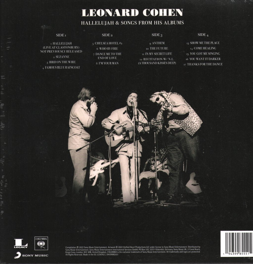 Leonard Cohen - Hallelujah & Songs From His Albums - Double Lp