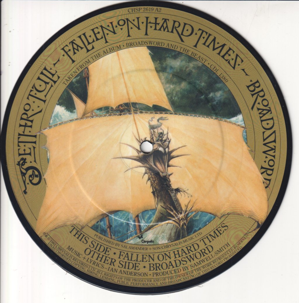 Jethro Tull - Fallen On Hard Times - 7 Inch