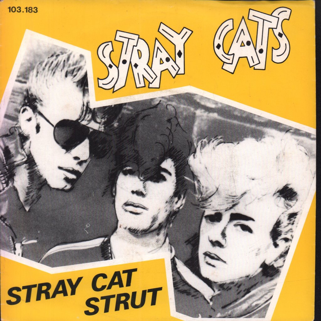 Stray Cats - Stray Cat Strut - 7 Inch