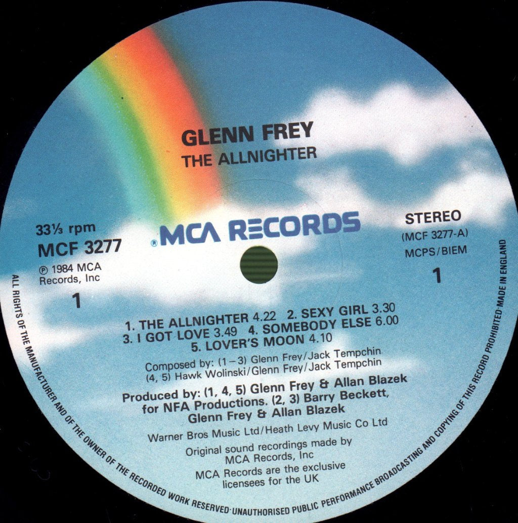Glenn Frey - Allnighter - Lp