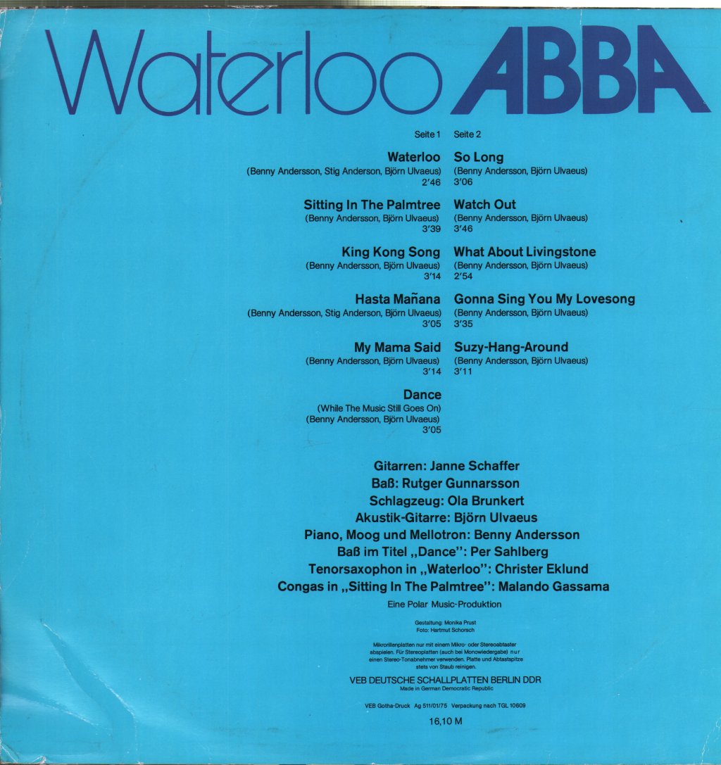 ABBA - Waterloo - Lp