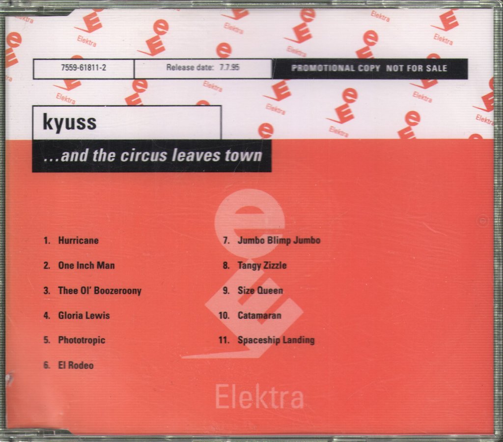Kyuss - ...And The Circus Leaves Town - Cd