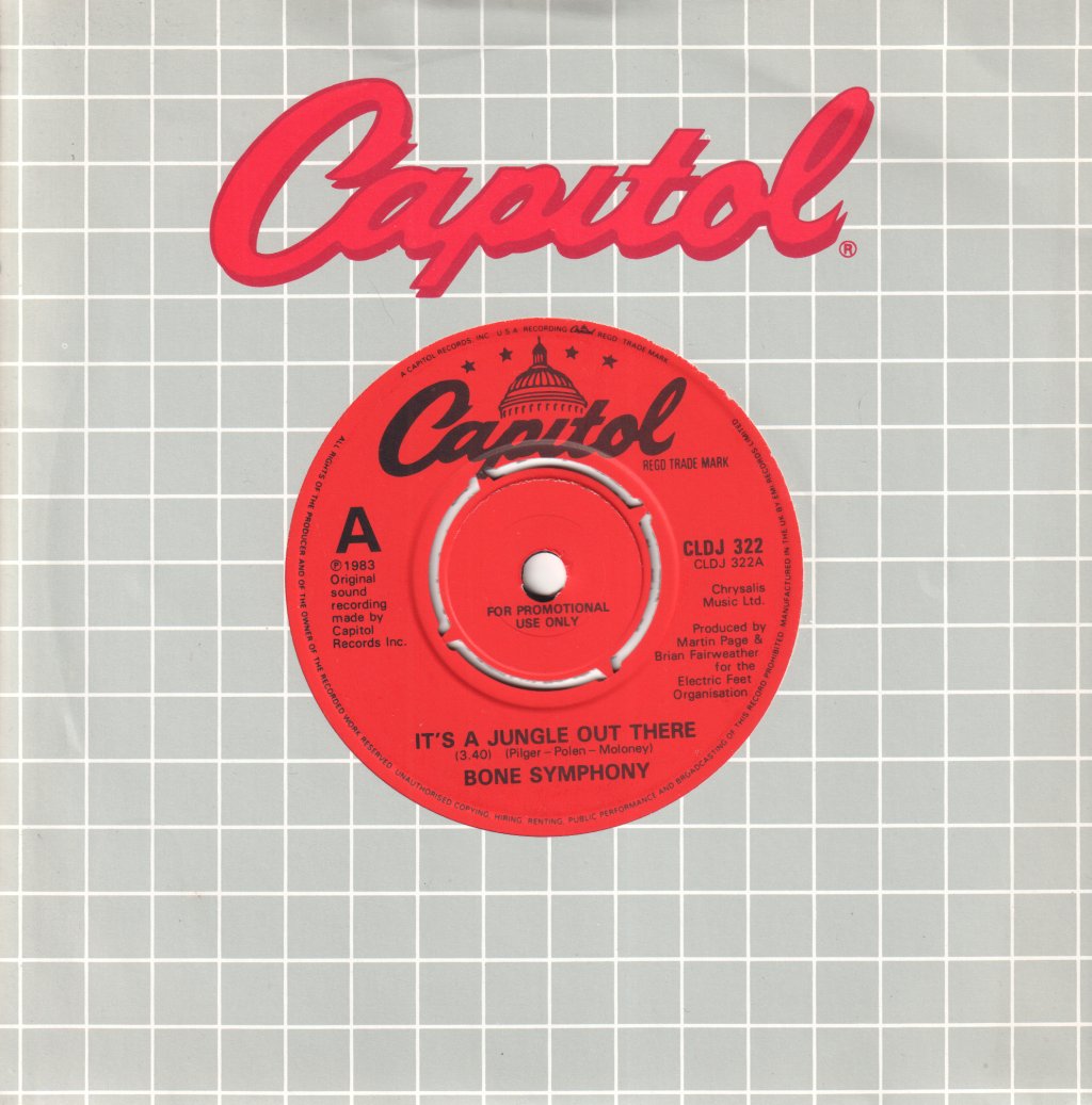 Bone Symphony - It's A Jungle Out There - 7 Inch