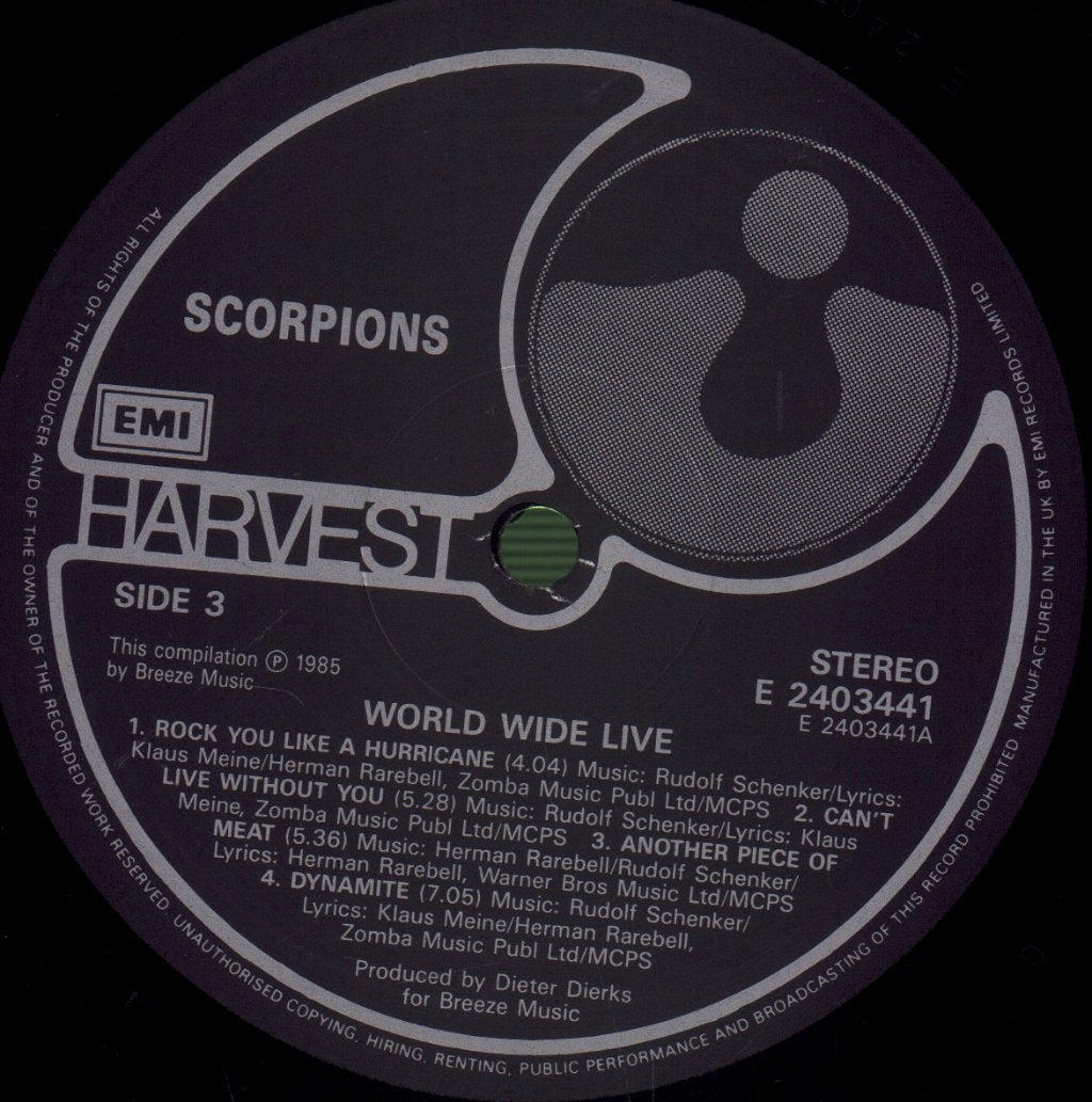 Scorpions - World Wide Live - Double Lp