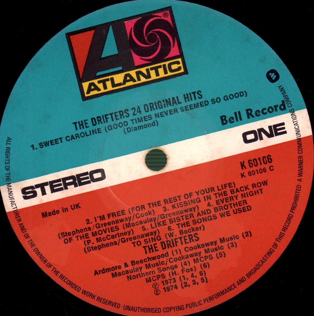 Drifters - 24 Original Hits - Double Lp