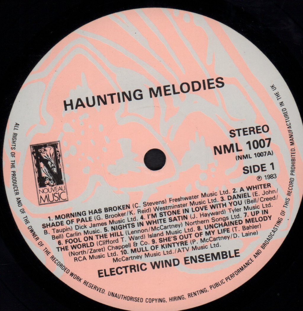 Electric Wind Ensemble - Haunting Melodies - Lp