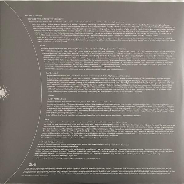 Madonna - Ray Of Light - Double Lp