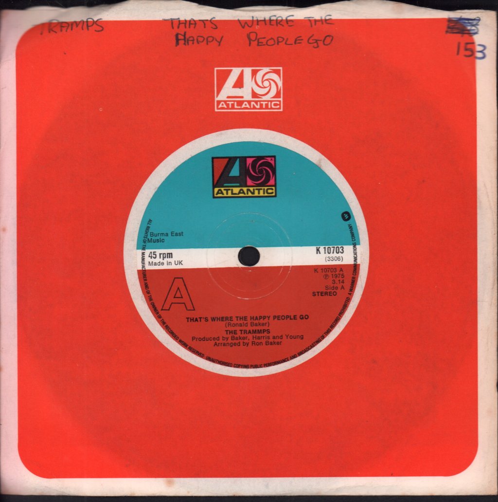 Trammps - That's Where The Happy People Go - 7 Inch
