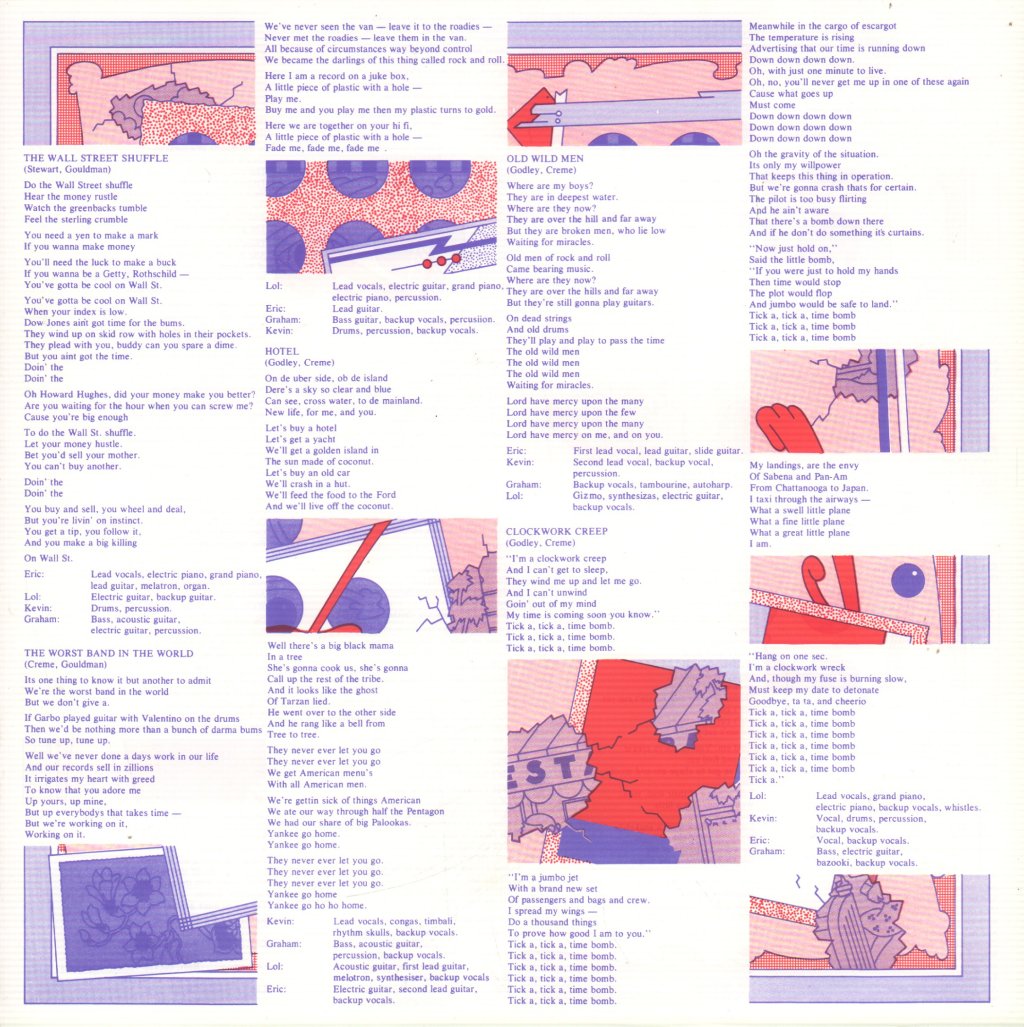 10cc - Sheet Music - Lp