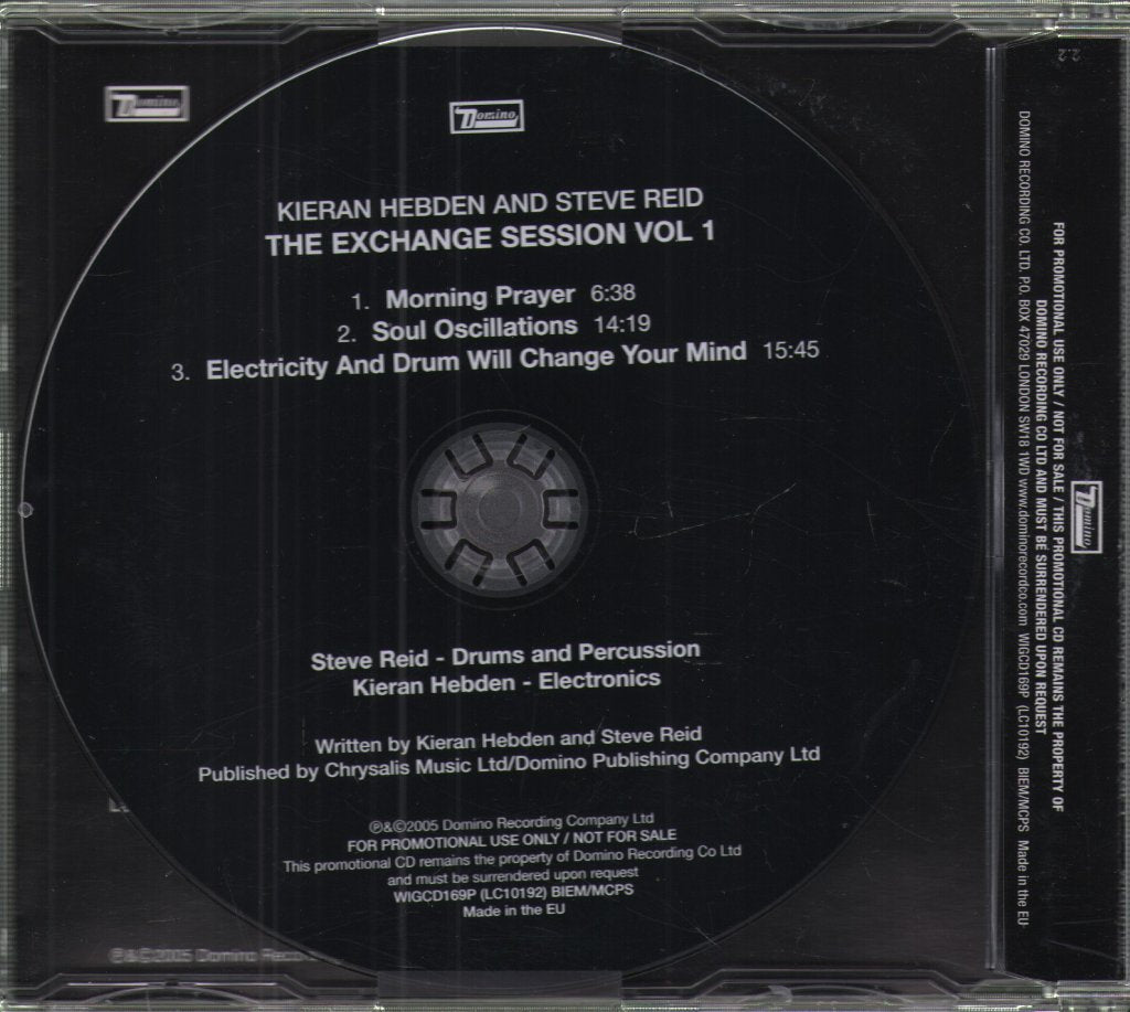 Kieran Hebden And Steve Reid - Exchange Session Vol 1 - Cd