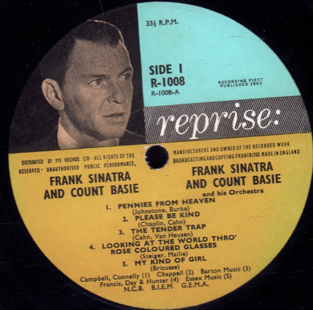 Frank Sinatra And Count Basie - Sinatra Basie - Lp