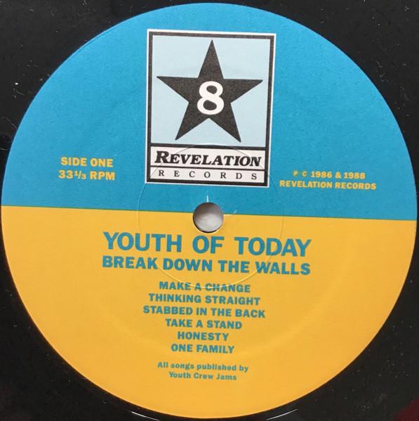 Youth Of Today - Break Down The Walls - Lp