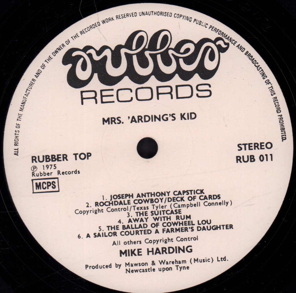 Mike Harding - Mrs 'Ardin's Kid - Lp