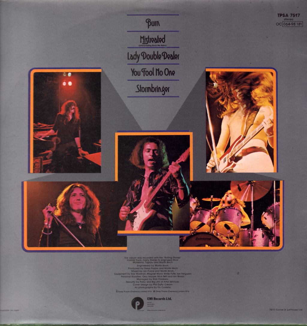 Deep Purple - Made In Europe - Lp