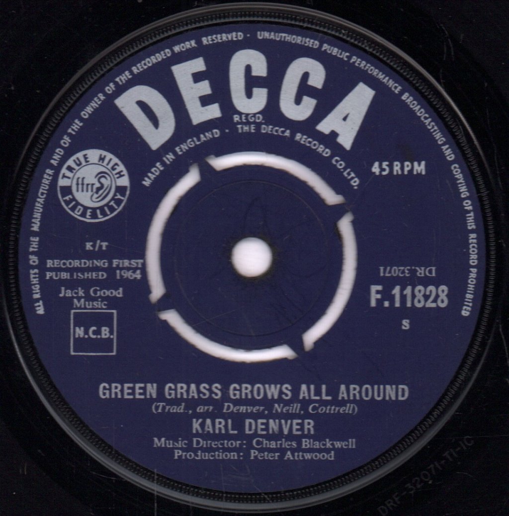 Karl Denver - My World Of Blue - 7 Inch