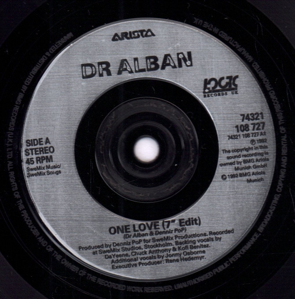 Dr Alban - One Love - 7 Inch