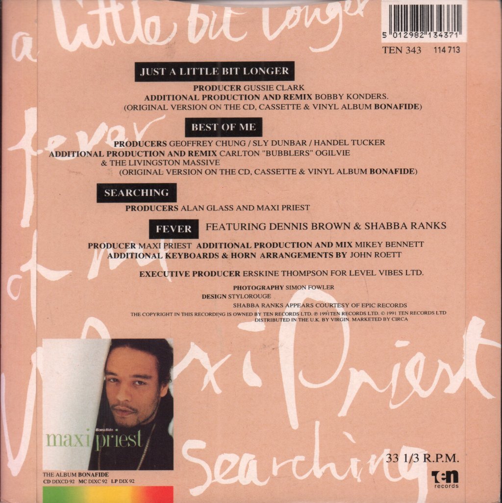 Maxi Priest - Ep - 7 Inch
