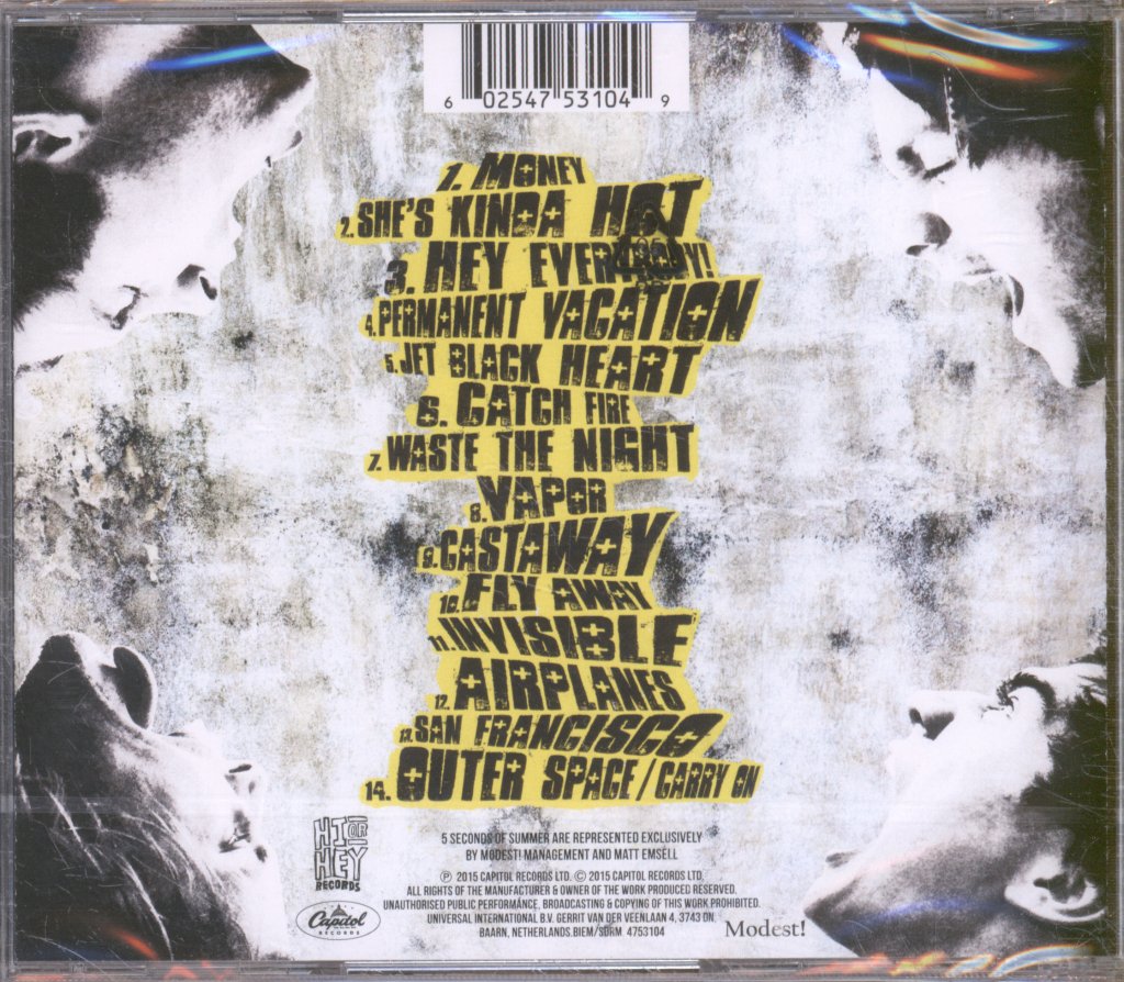 5 Seconds Of Summer - Sounds Good Feels Good - Cd