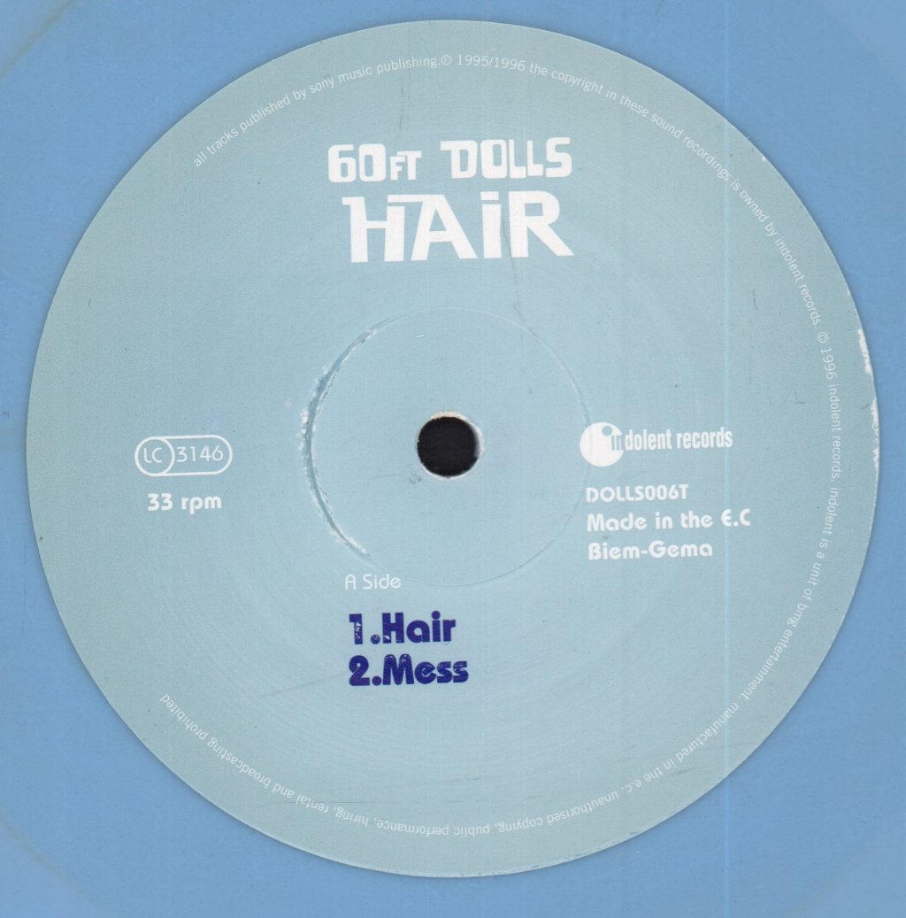 60 Ft Dolls - Hair - 10 Inch