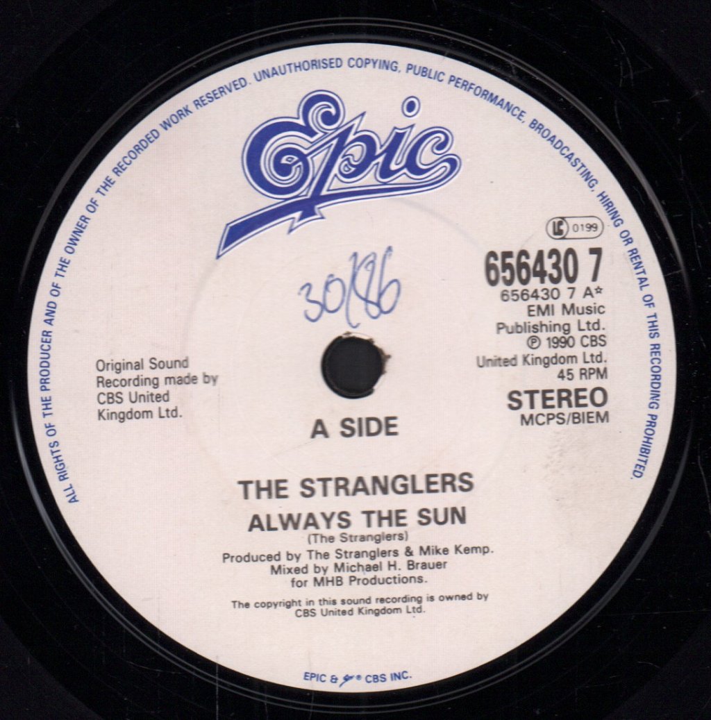 Stranglers - Always The Sun - 7 Inch